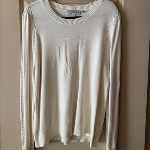 Chic White Sweater by Holland Cooper